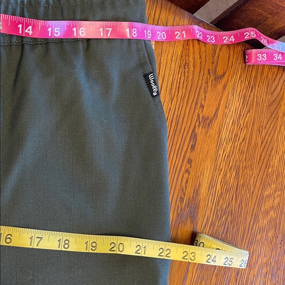 Women's Olive Drawstring Trousers - Picture 8 of 8